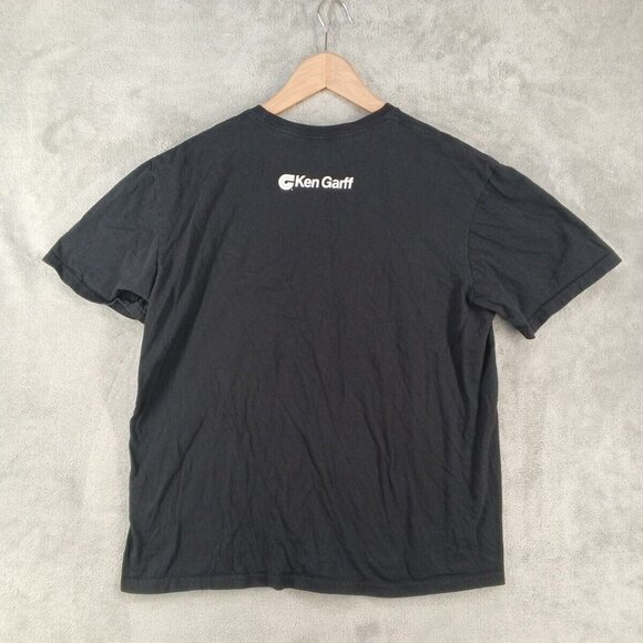 GILDAN Softstyle T-Shirt Size LARGE Men Sleeve Casual Solid Black - Picture 7 of 10